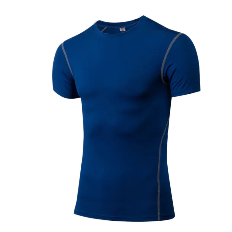 Fitness Short Sleeve Athletic Compression Shirt