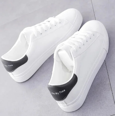 Flat Shoes, Cat Shoes, White Sneakers