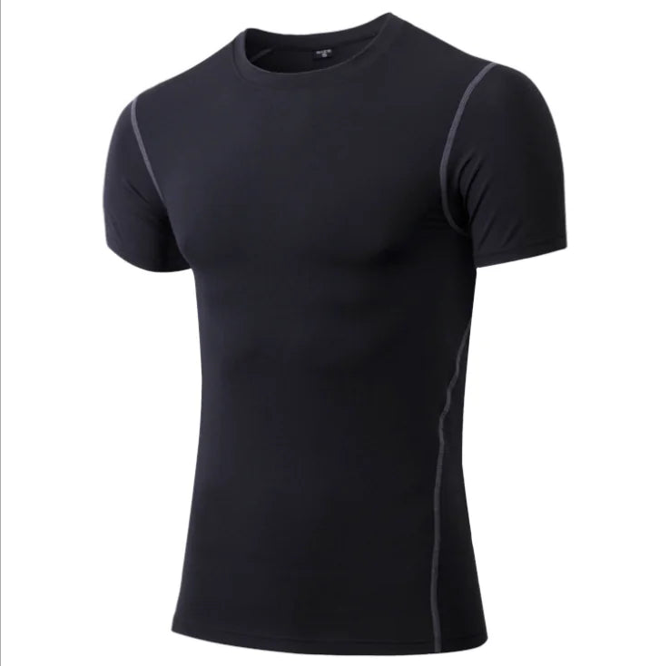 Fitness Short Sleeve Athletic Compression Shirt