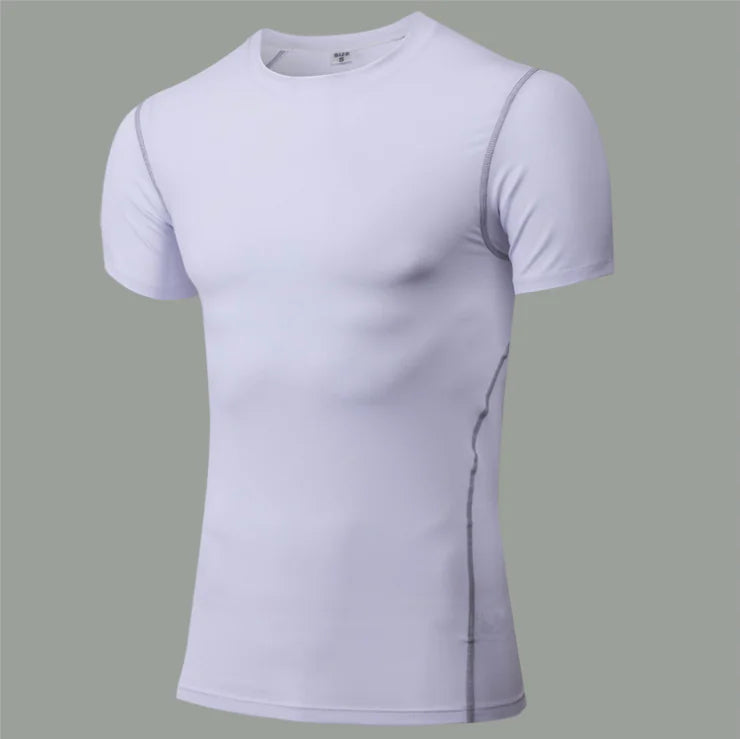 Fitness Short Sleeve Athletic Compression Shirt