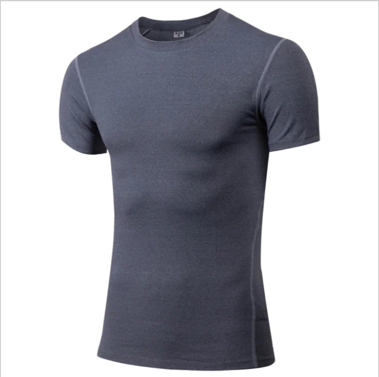 Fitness Short Sleeve Athletic Compression Shirt