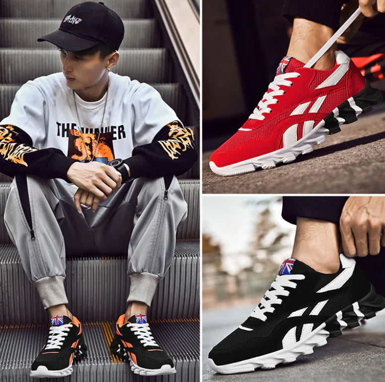 Men's Fashionable Athletic Running Shoes (Large Size)