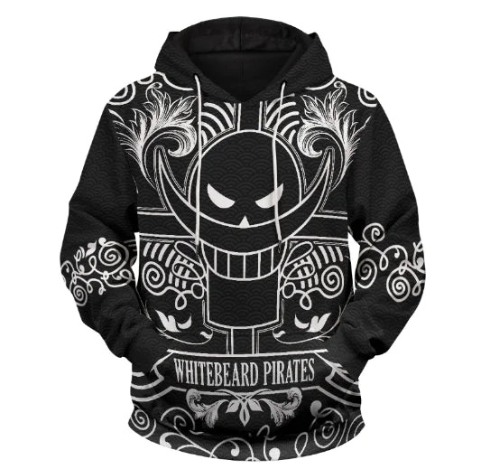 Skeleton Print Slim Fit Long Sleeve Hoodie